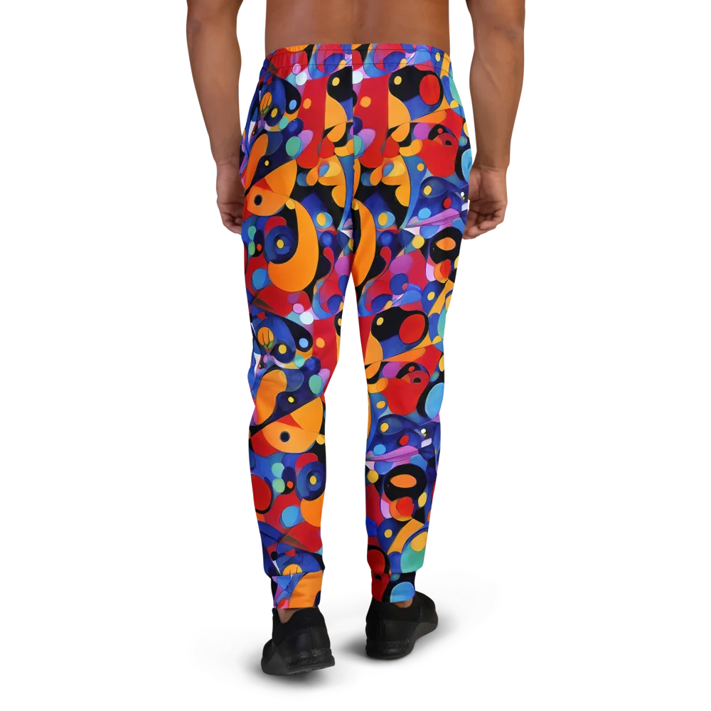 Prismatic Playground on Men's Joggers — Back