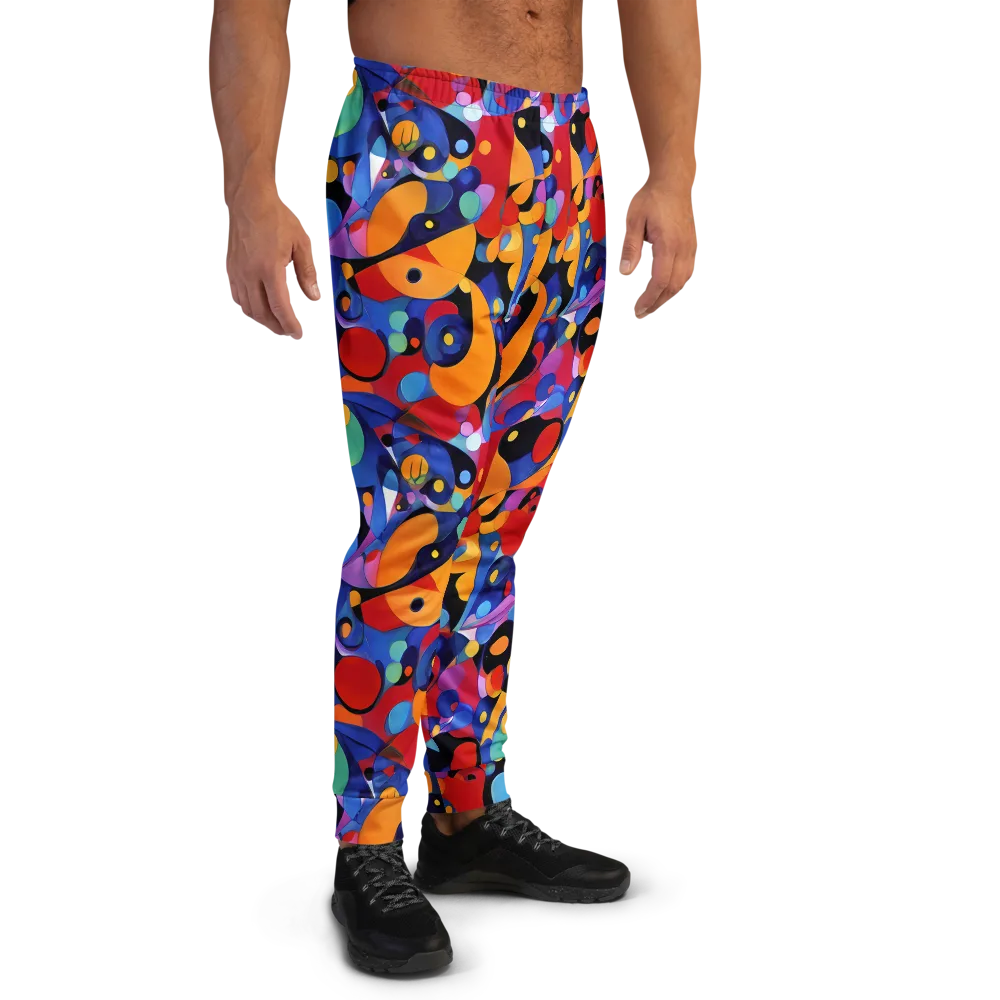 Prismatic Playground on Men's Joggers — Right
