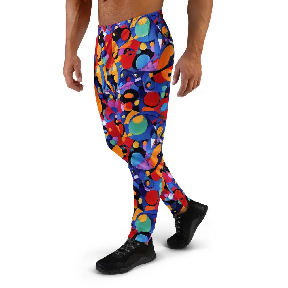 Prismatic Playground on Men's Joggers — Left