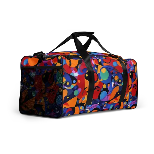 Prismatic Playground on a Duffle Bag