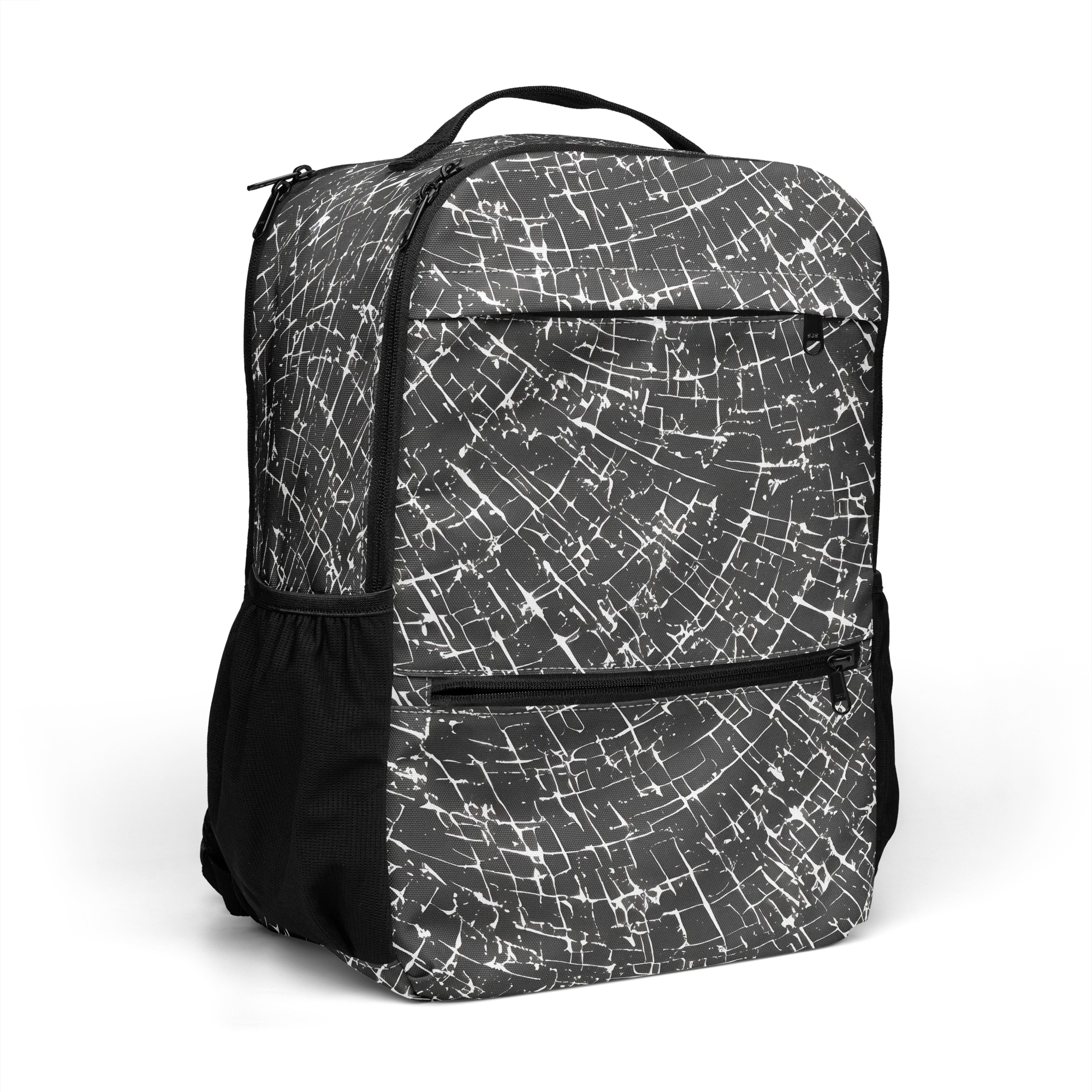 Obsidian Crackle on Utility Backpack — Right Front