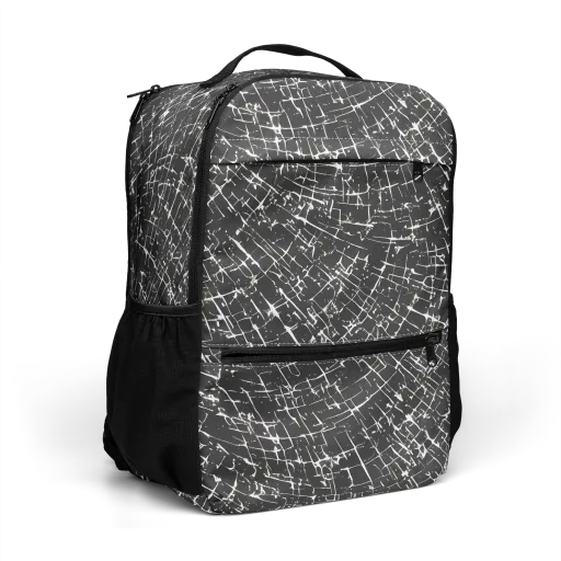 Obsidian Crackle on a Utility Backpack