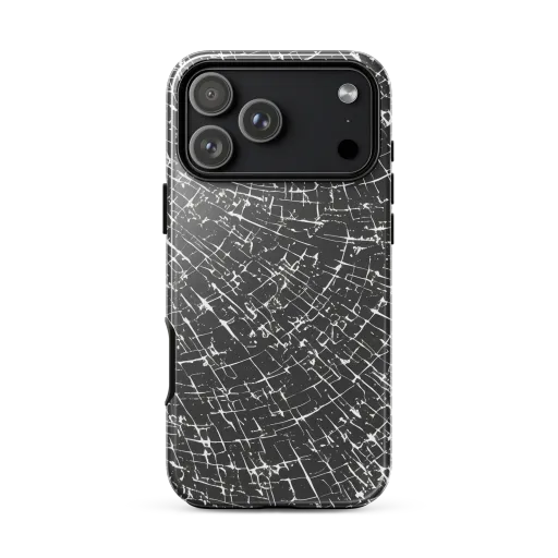 Obsidian Crackle on a Tough Case for iPhone®