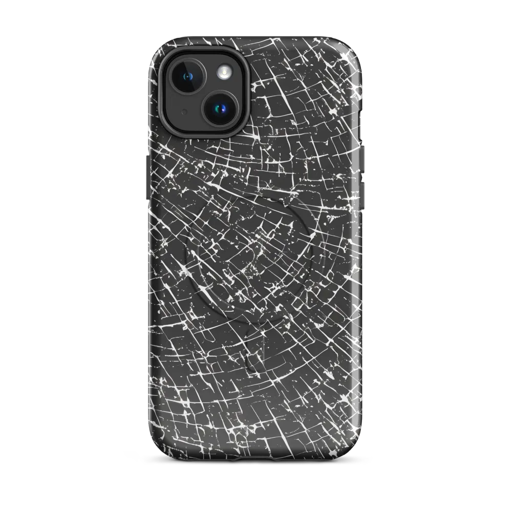 Obsidian Crackle on MagSafe Tough Case for iPhone® — Front