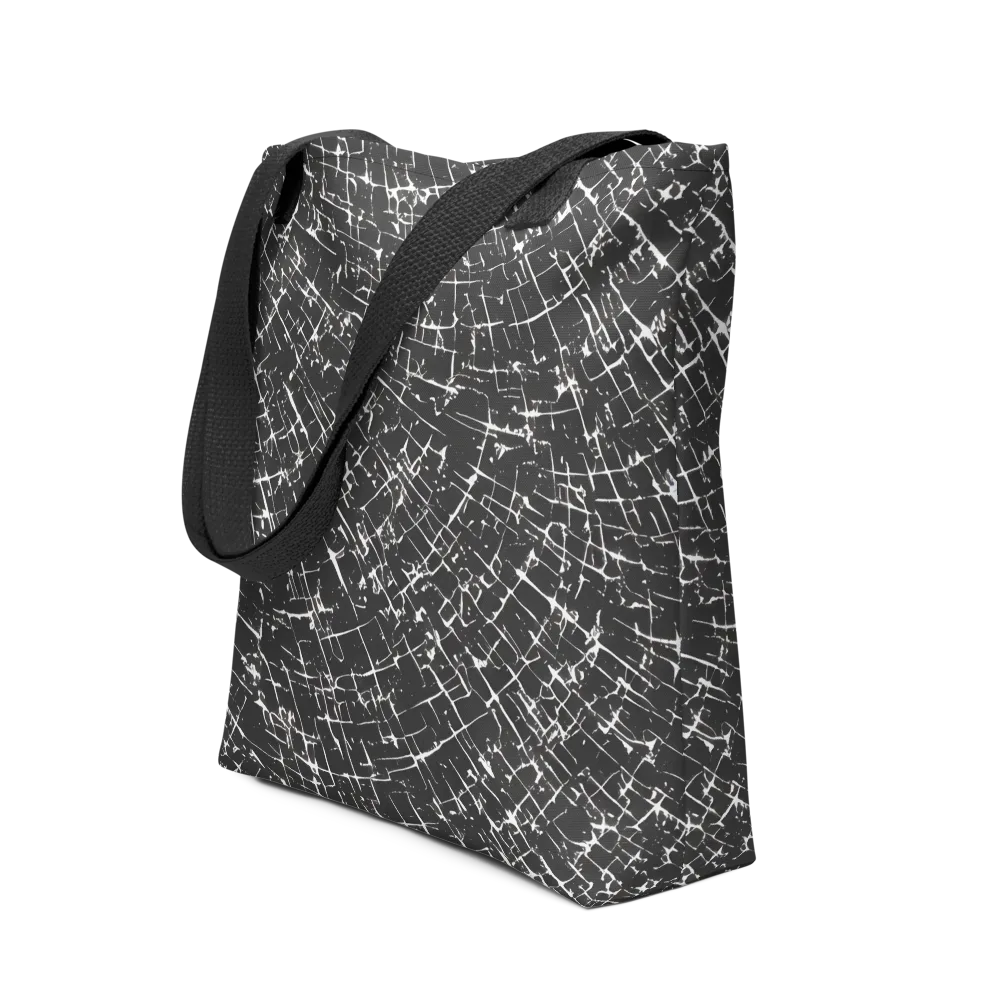Obsidian Crackle on Tote Bag — Front