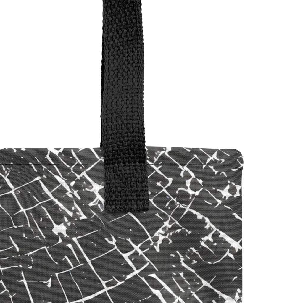 Obsidian Crackle on Tote Bag — Product details
