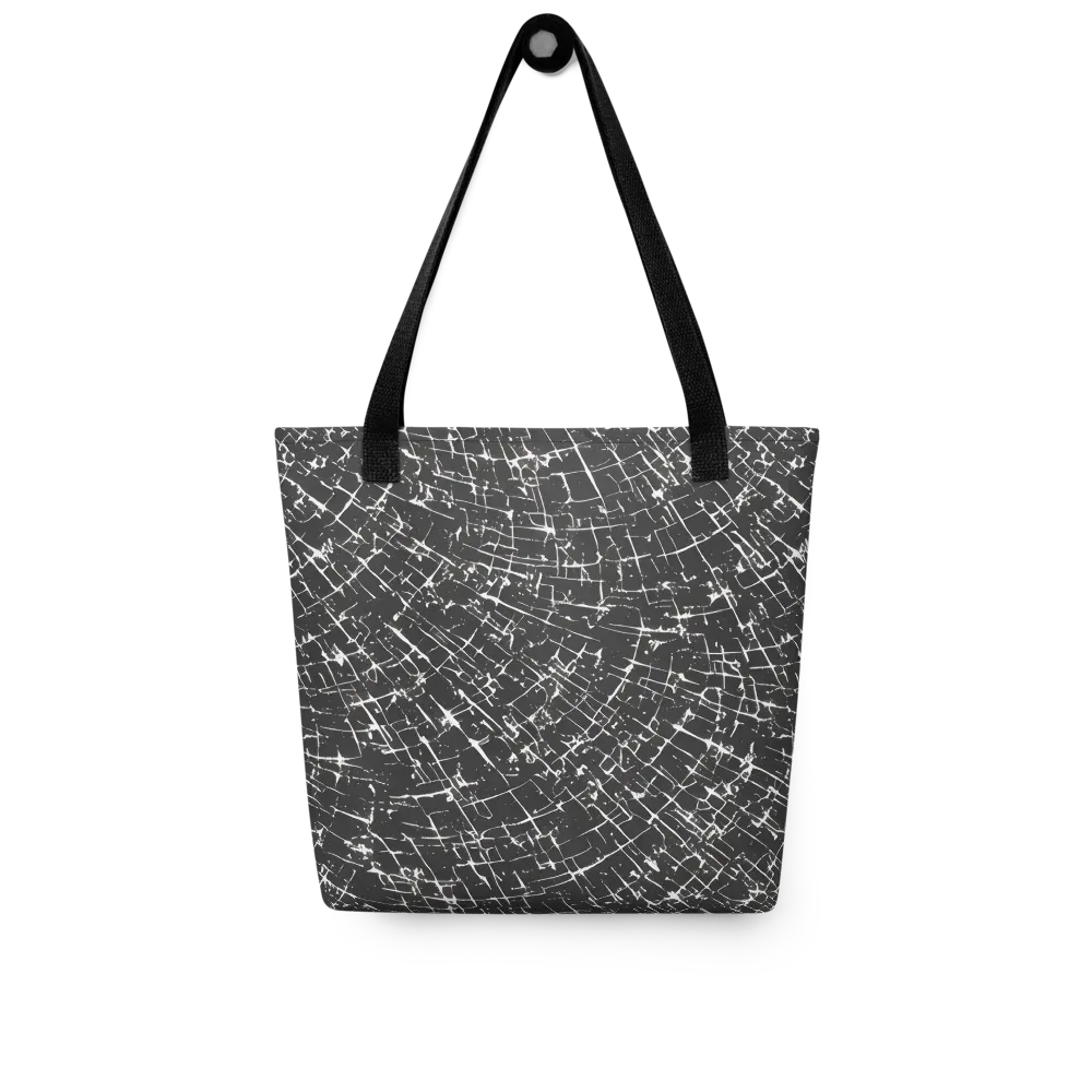 Obsidian Crackle on Tote Bag — Front