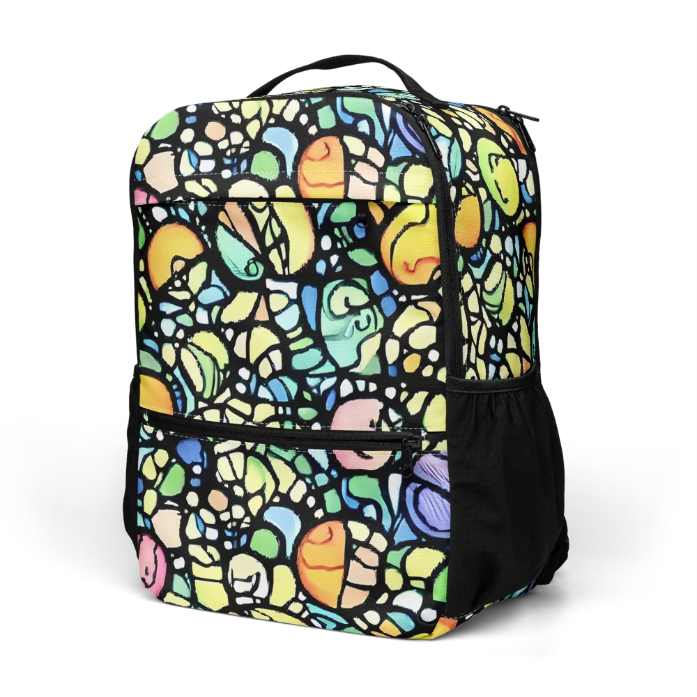 Juicy Geometry on Utility Backpack — Left Front