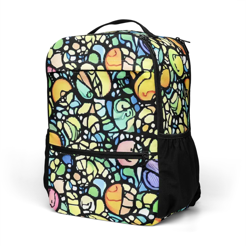 Juicy Geometry on Utility Backpack — Left Front
