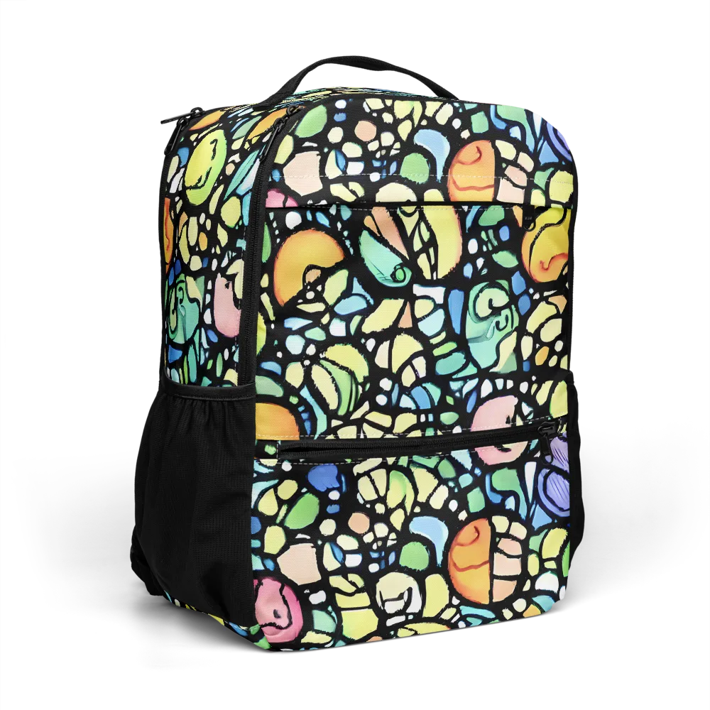 Juicy Geometry on Utility Backpack — Right Front