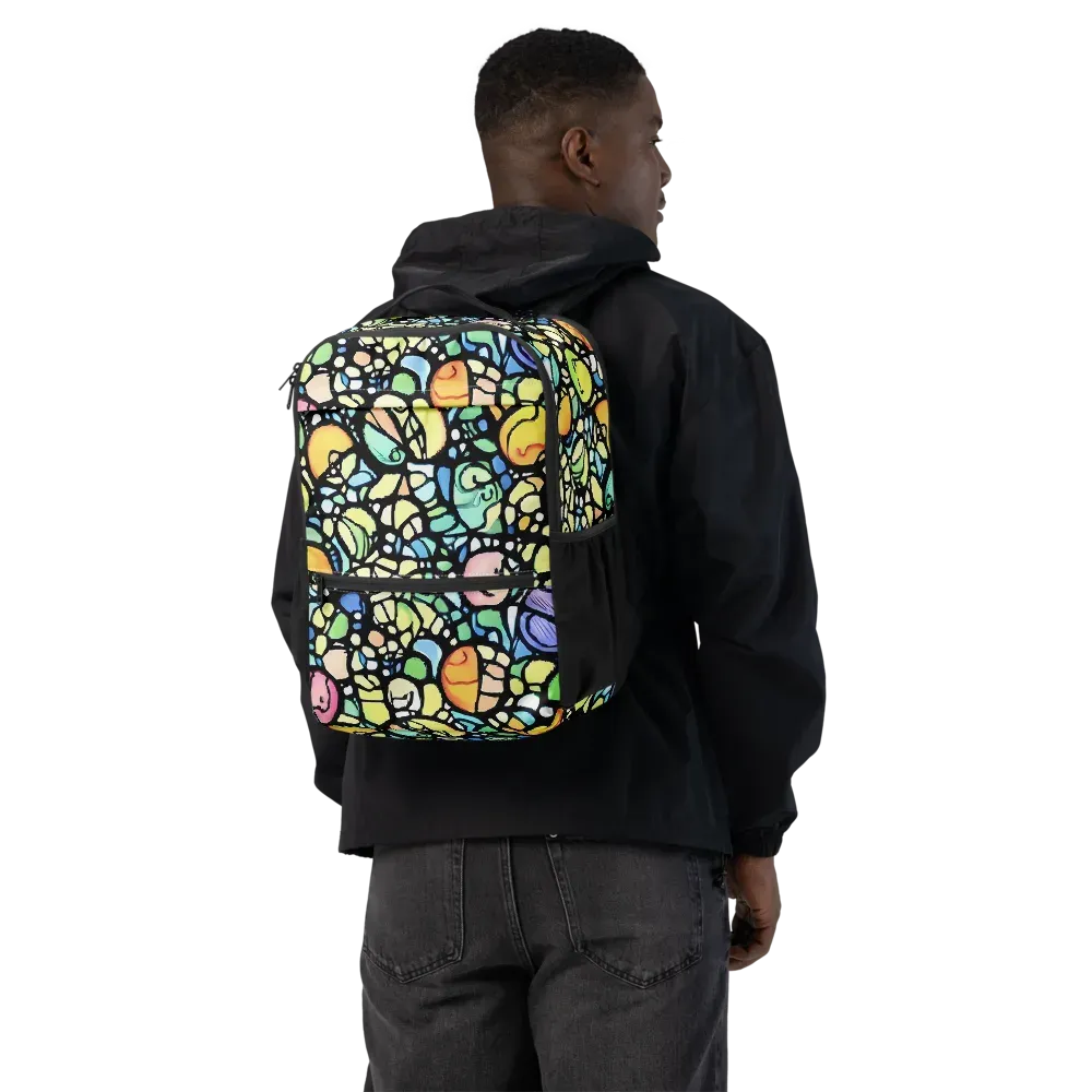 Juicy Geometry on Utility Backpack — Back