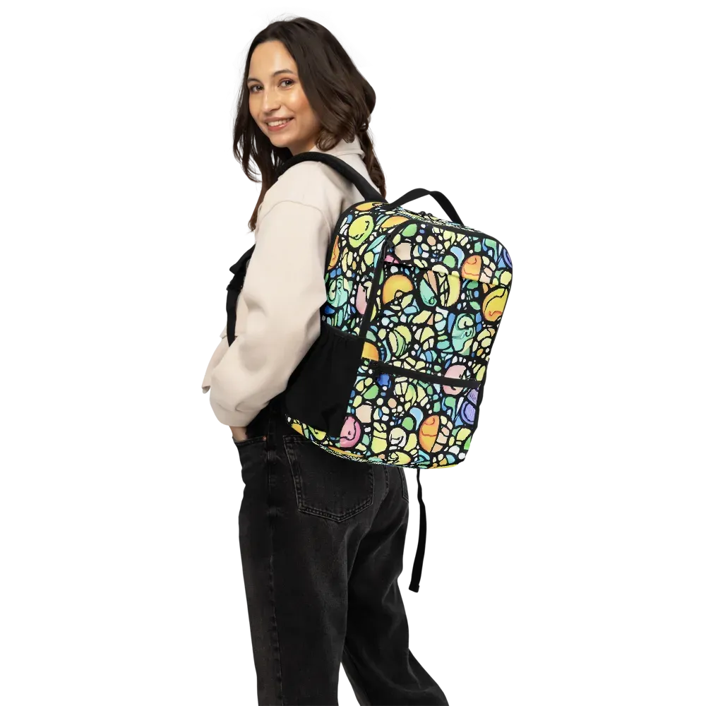 Juicy Geometry on Utility Backpack — Back
