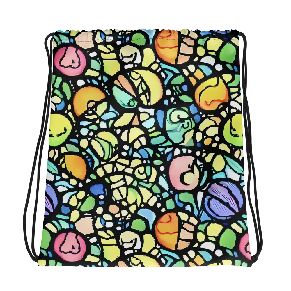 Juicy Geometry on Drawstring Bag — Photo
