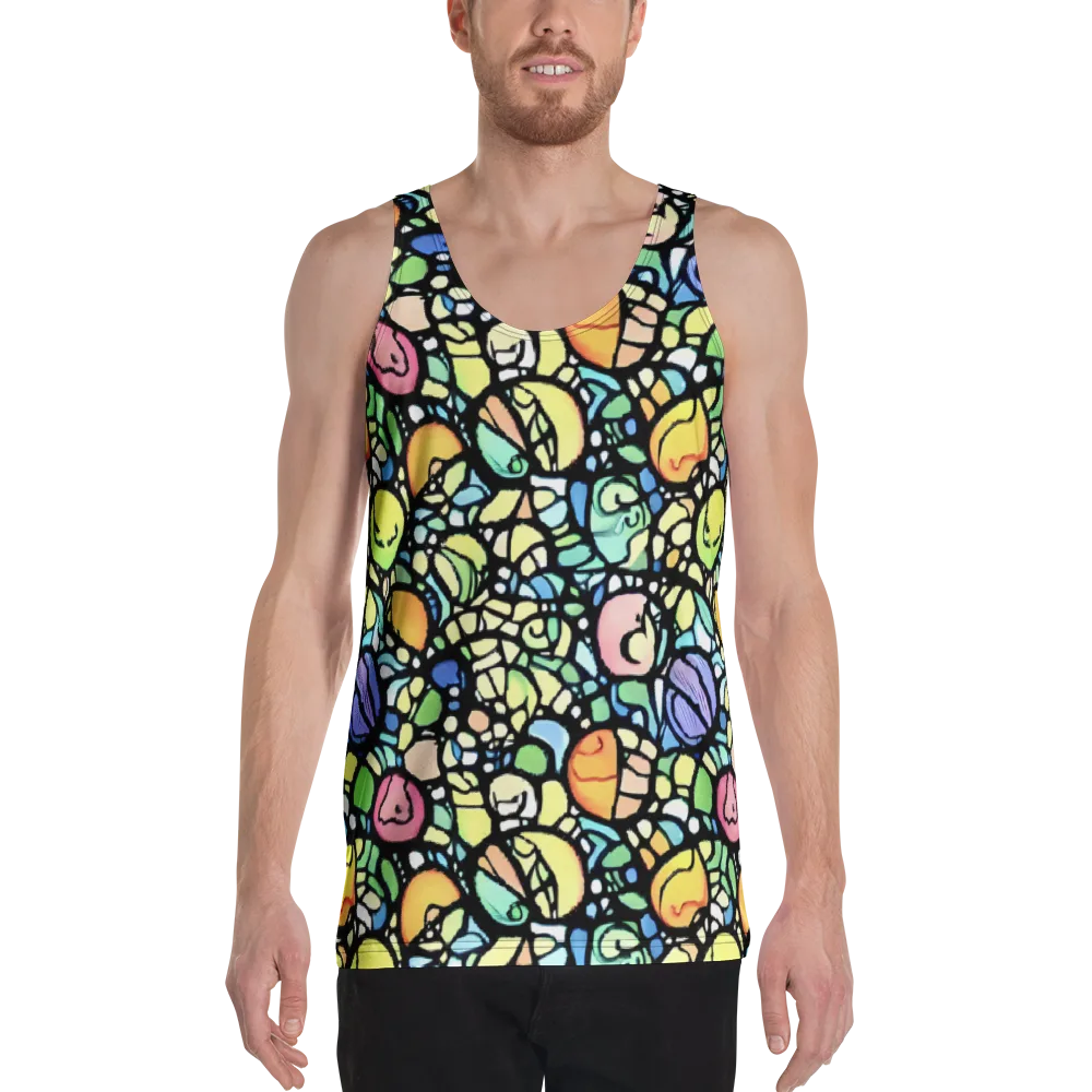 Juicy Geometry on Men's Tank Top — Front