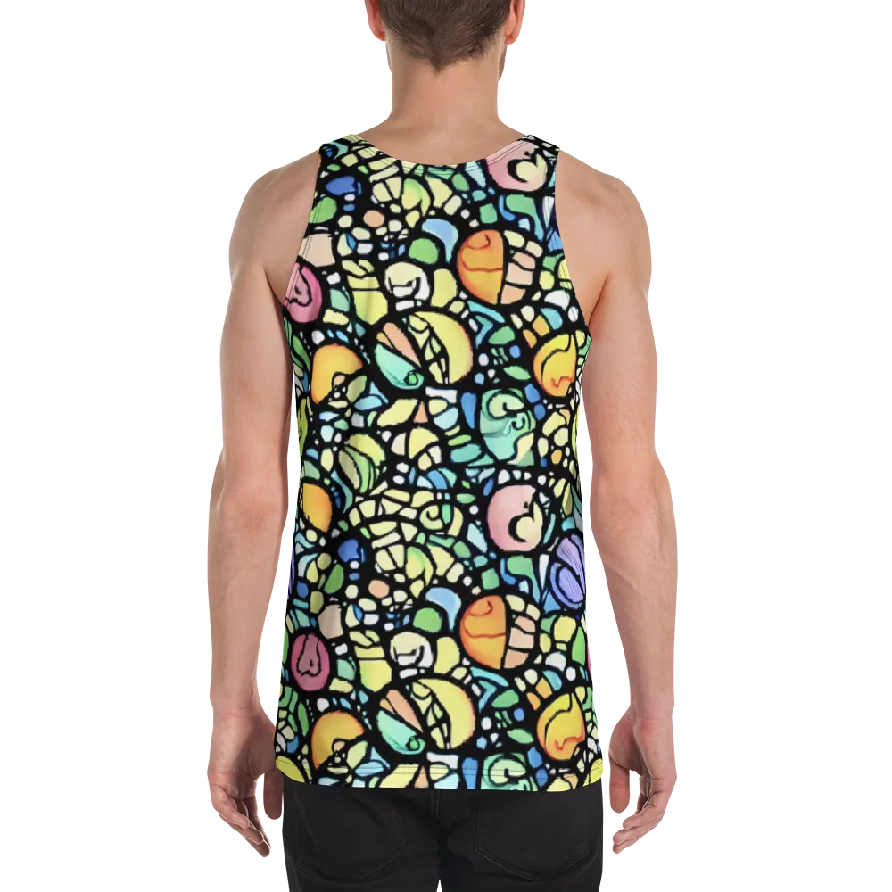 Juicy Geometry on Men's Tank Top — Back