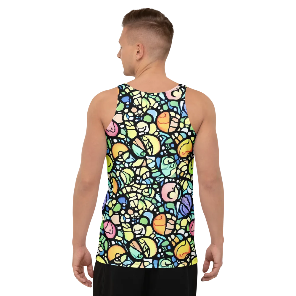 Juicy Geometry on Men's Tank Top — Back
