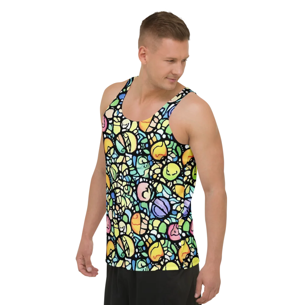 Juicy Geometry on Men's Tank Top — Left Front