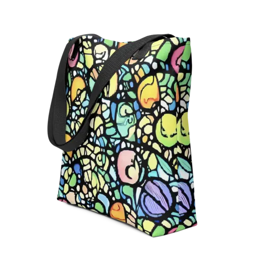 Juicy Geometry on a Tote Bag