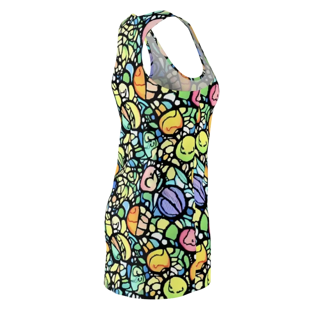 Juicy Geometry on Racerback Dress — Back Side