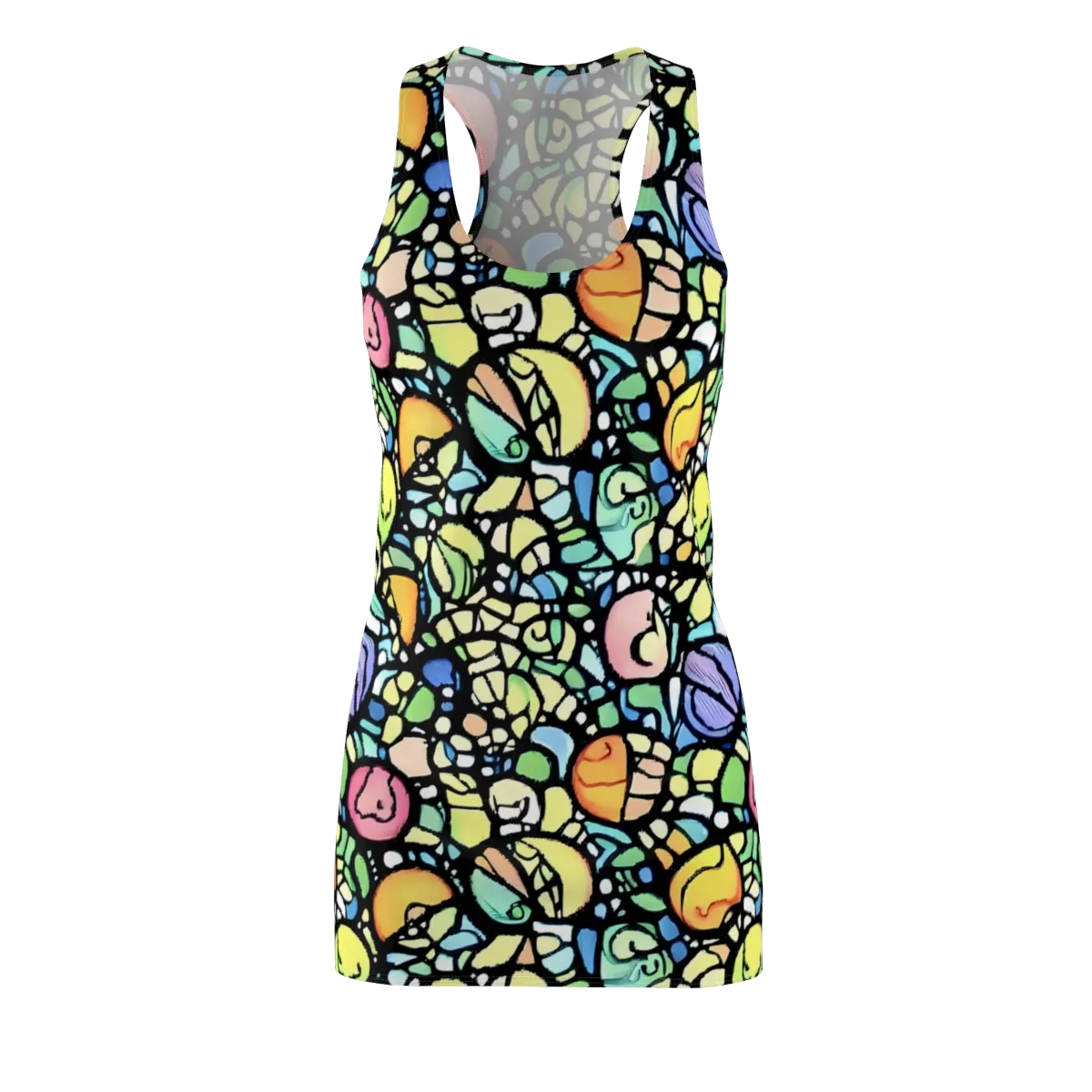 Juicy Geometry on Racerback Dress — Front
