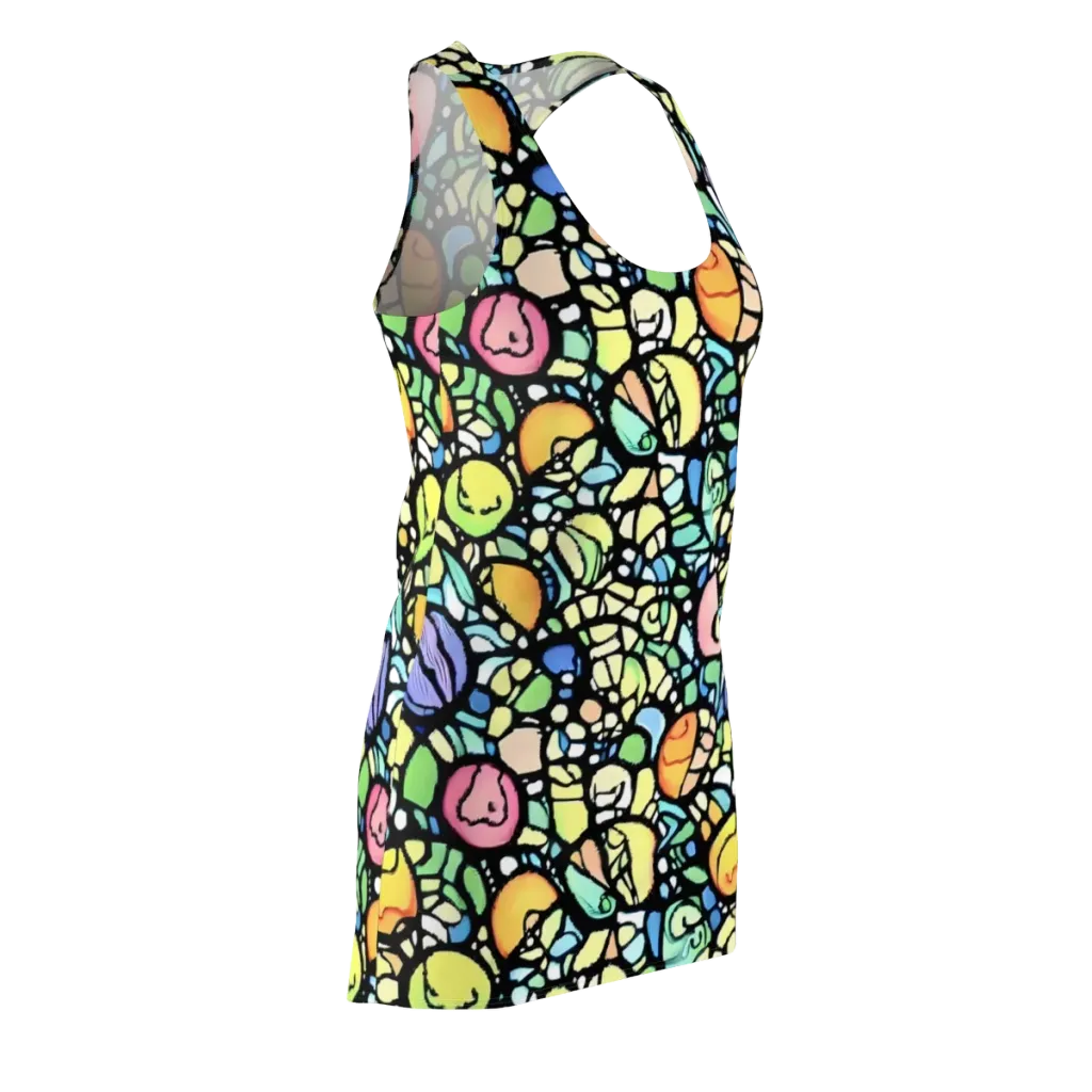 Juicy Geometry on Racerback Dress — Front Side