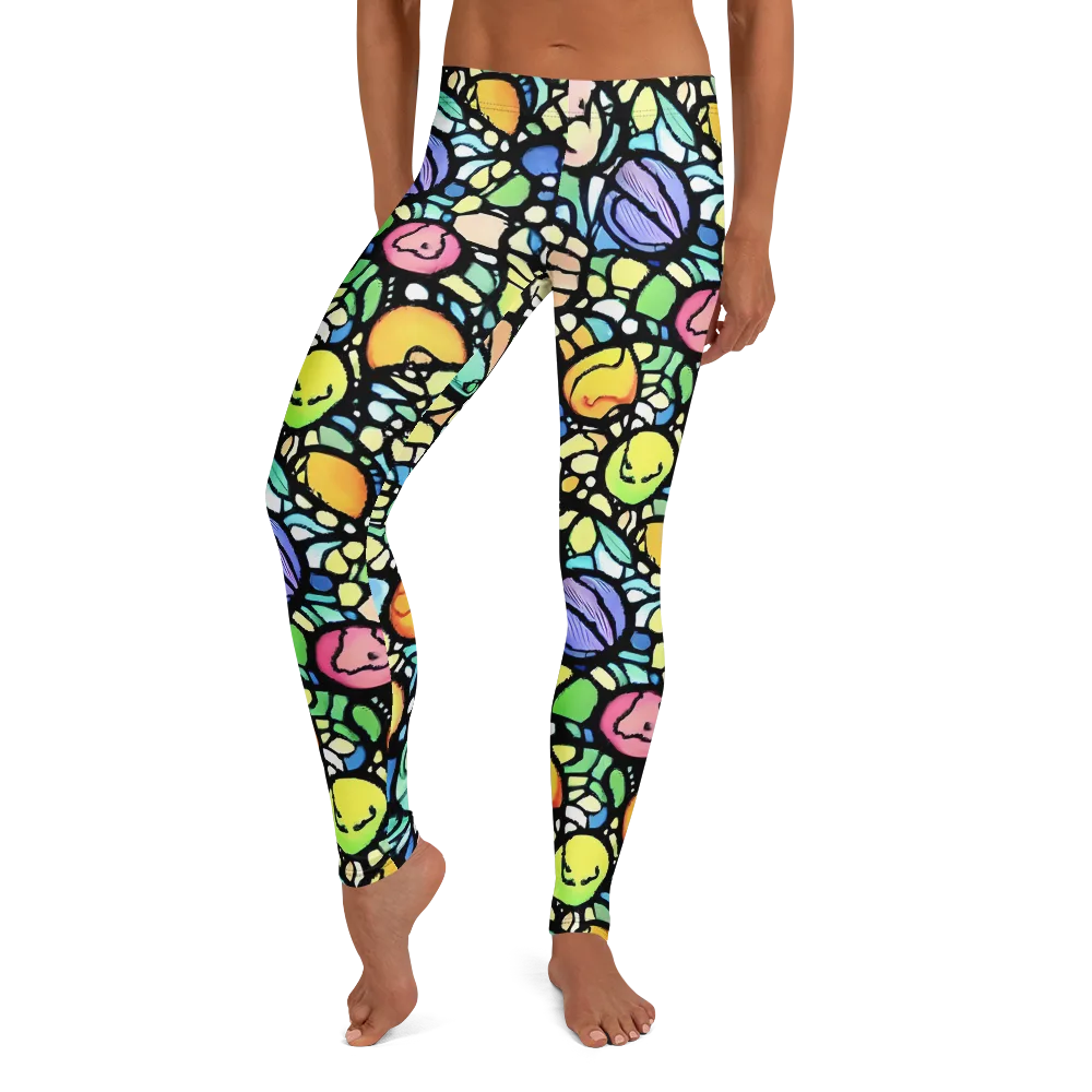 Juicy Geometry on Leggings — Front