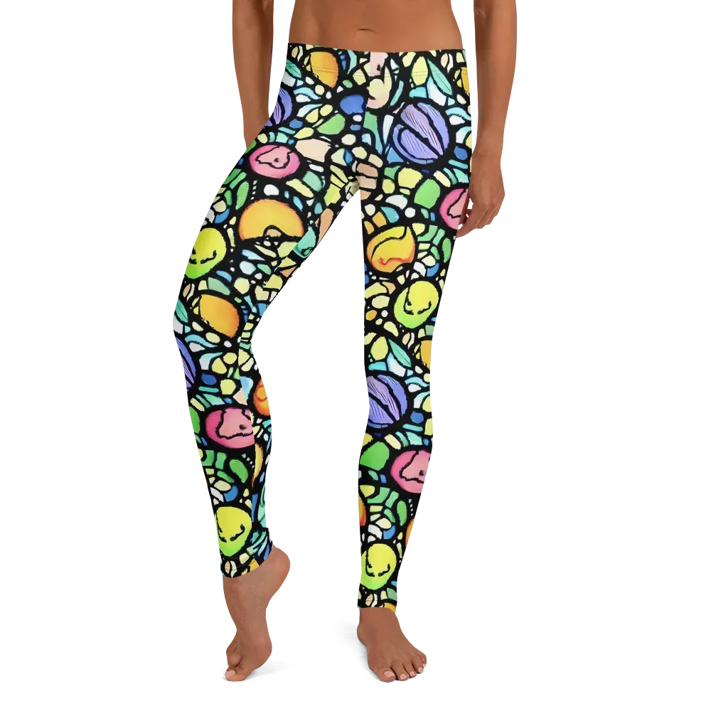 Juicy Geometry on Leggings — Front