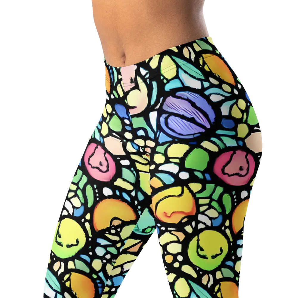 Juicy Geometry on Leggings — Left Front