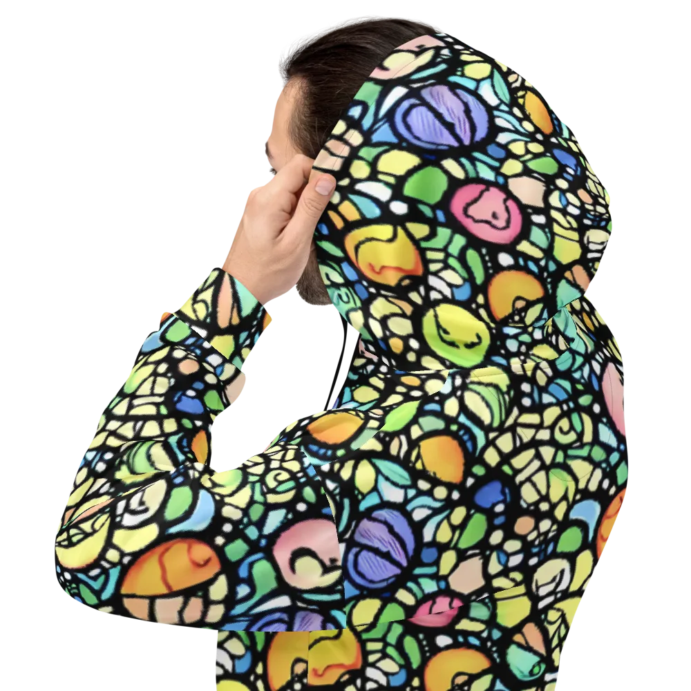 Juicy Geometry on Hoodie — Back