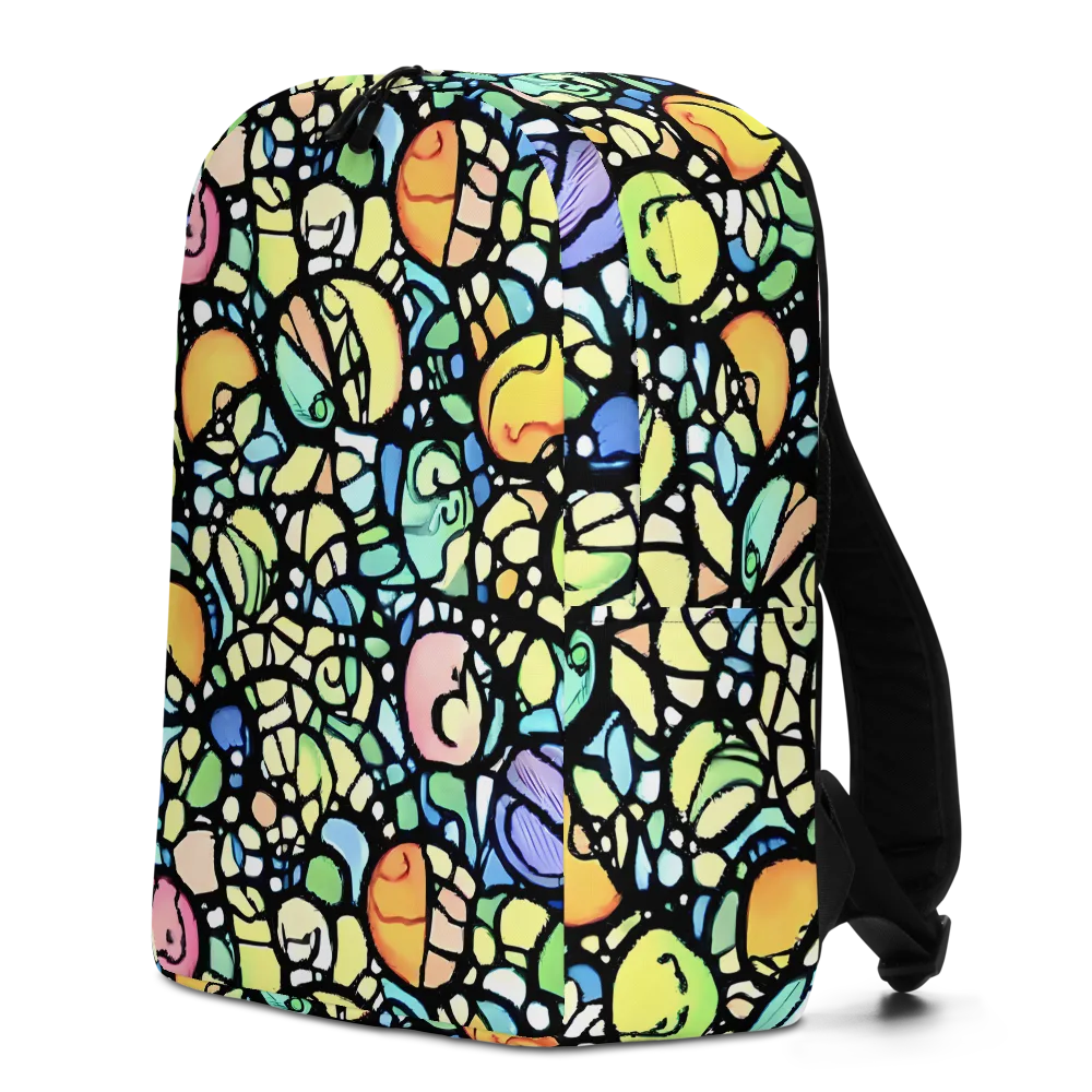 Juicy Geometry on Minimalist Backpack — Left