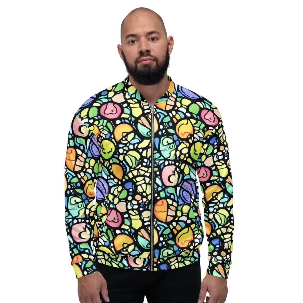 Juicy Geometry on Bomber Jacket — Front