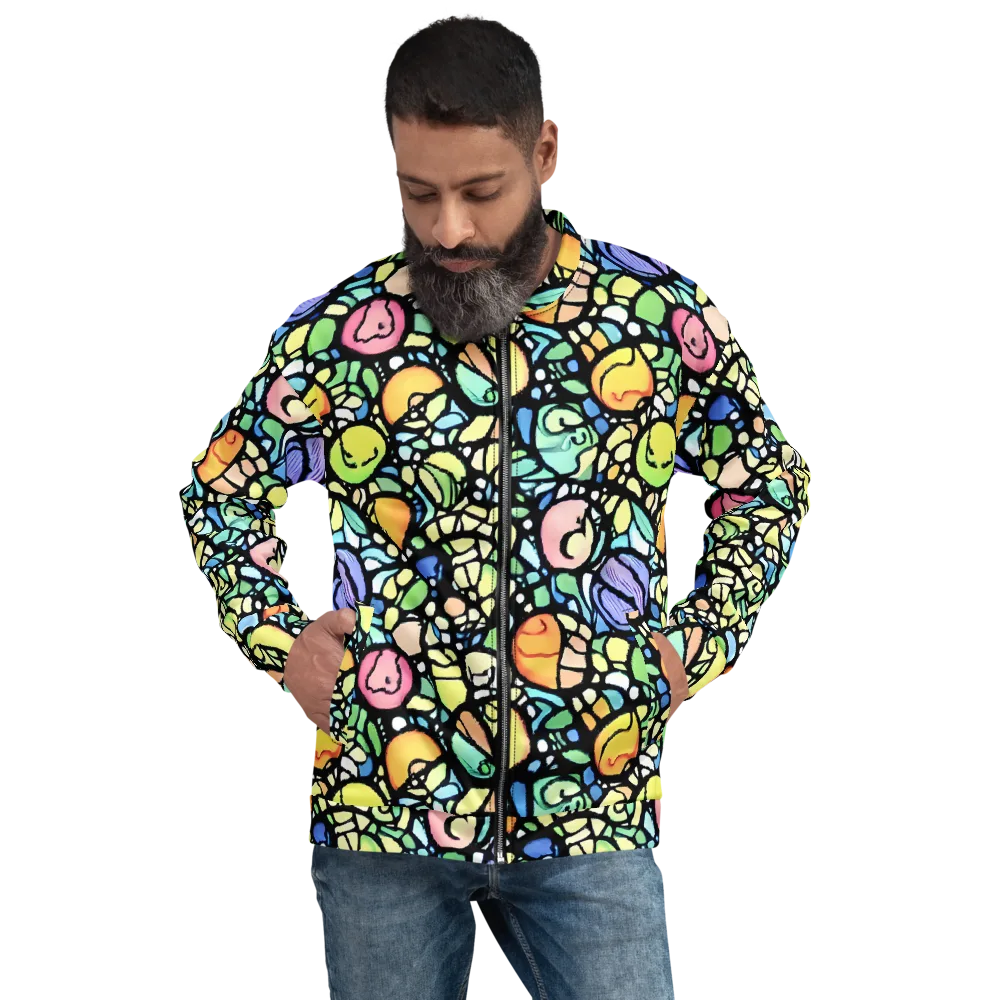 Juicy Geometry on Bomber Jacket — Front