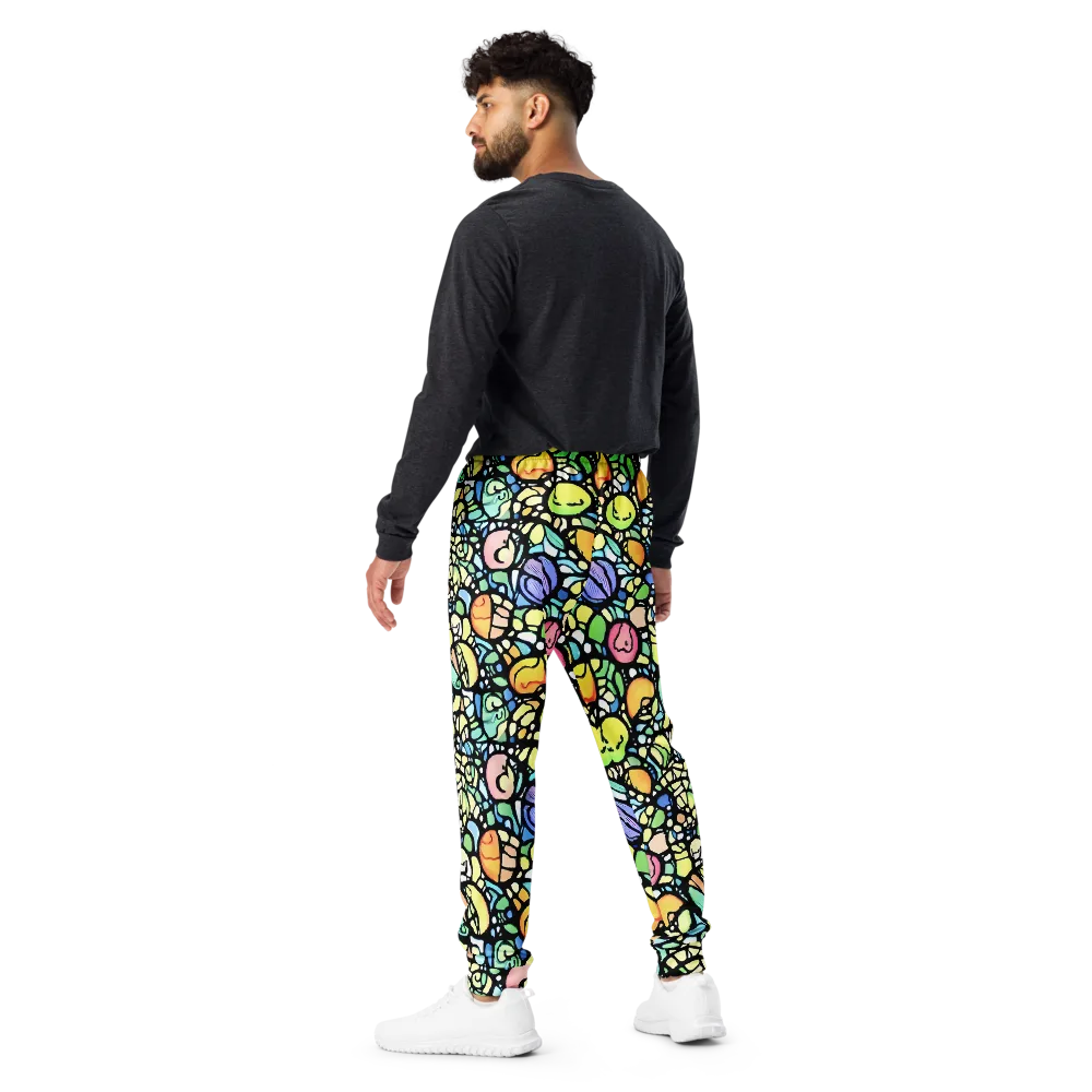 Juicy Geometry on Men's Joggers — Back