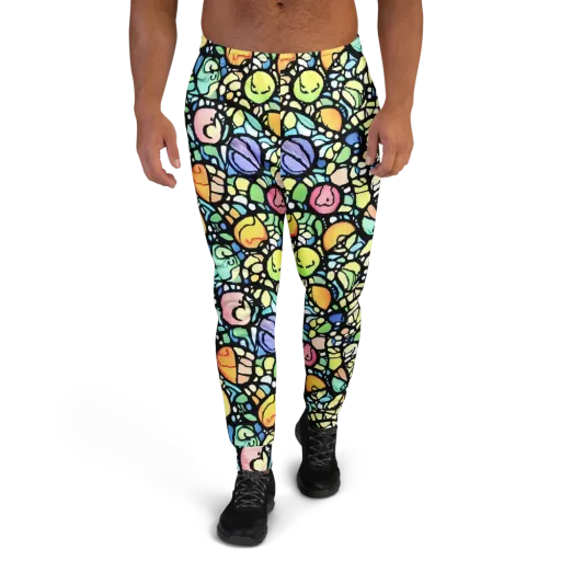 Juicy Geometry on a Men's Joggers