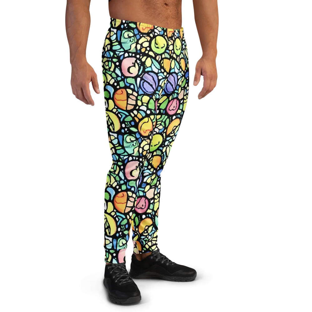 Juicy Geometry on Men's Joggers — Right