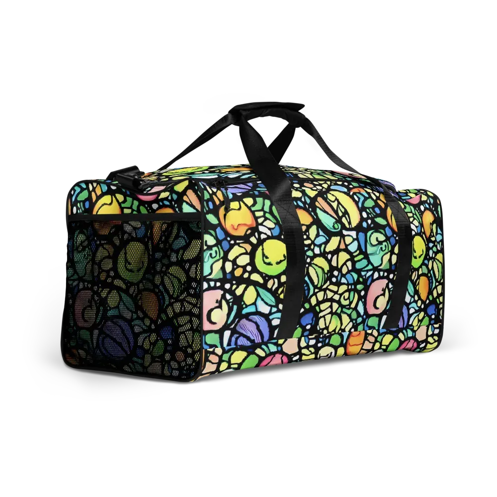Juicy Geometry on Duffle Bag — Right Front