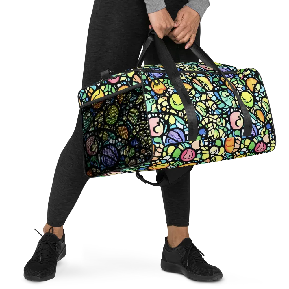 Juicy Geometry on Duffle Bag — Right Front