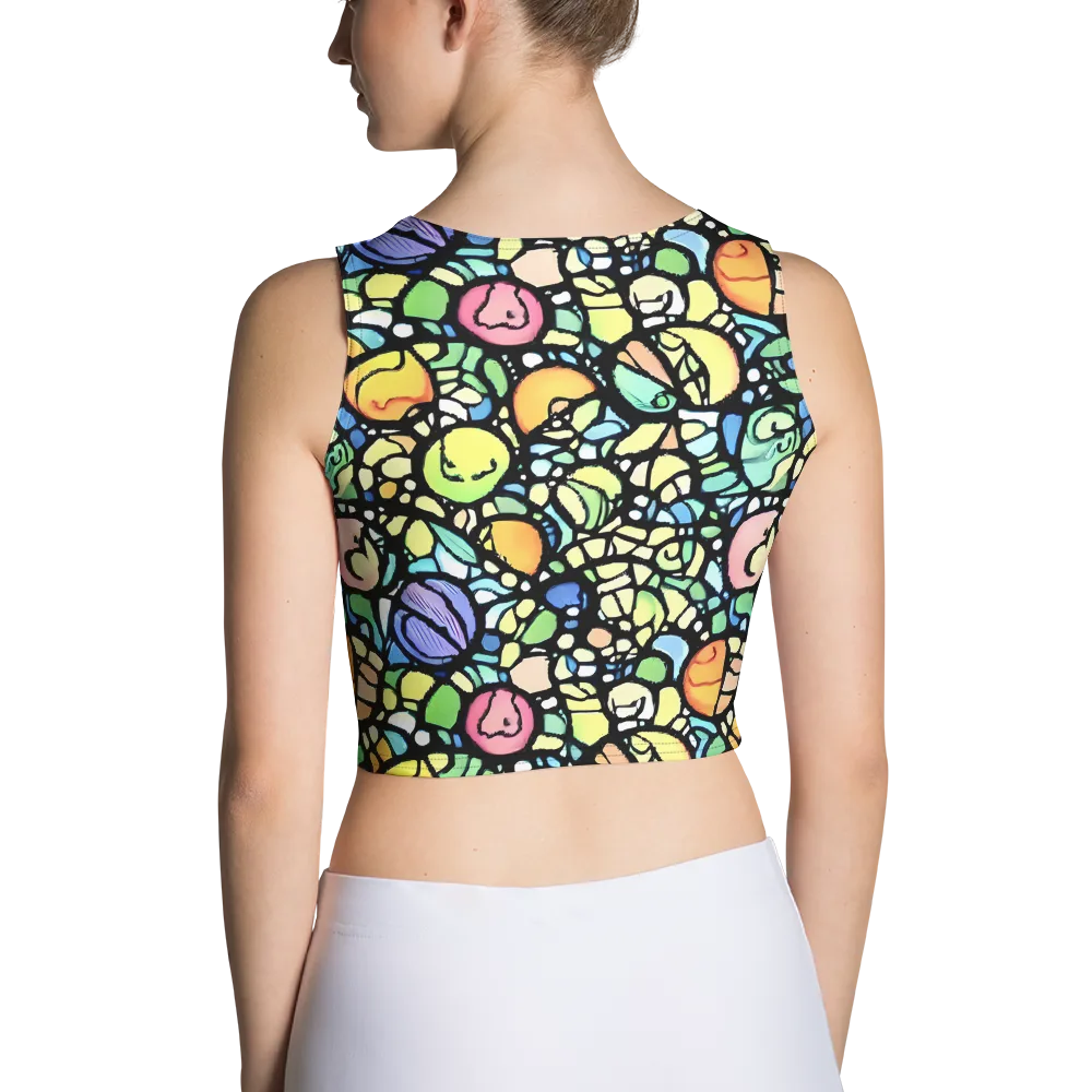 Juicy Geometry on Crop Top — Back