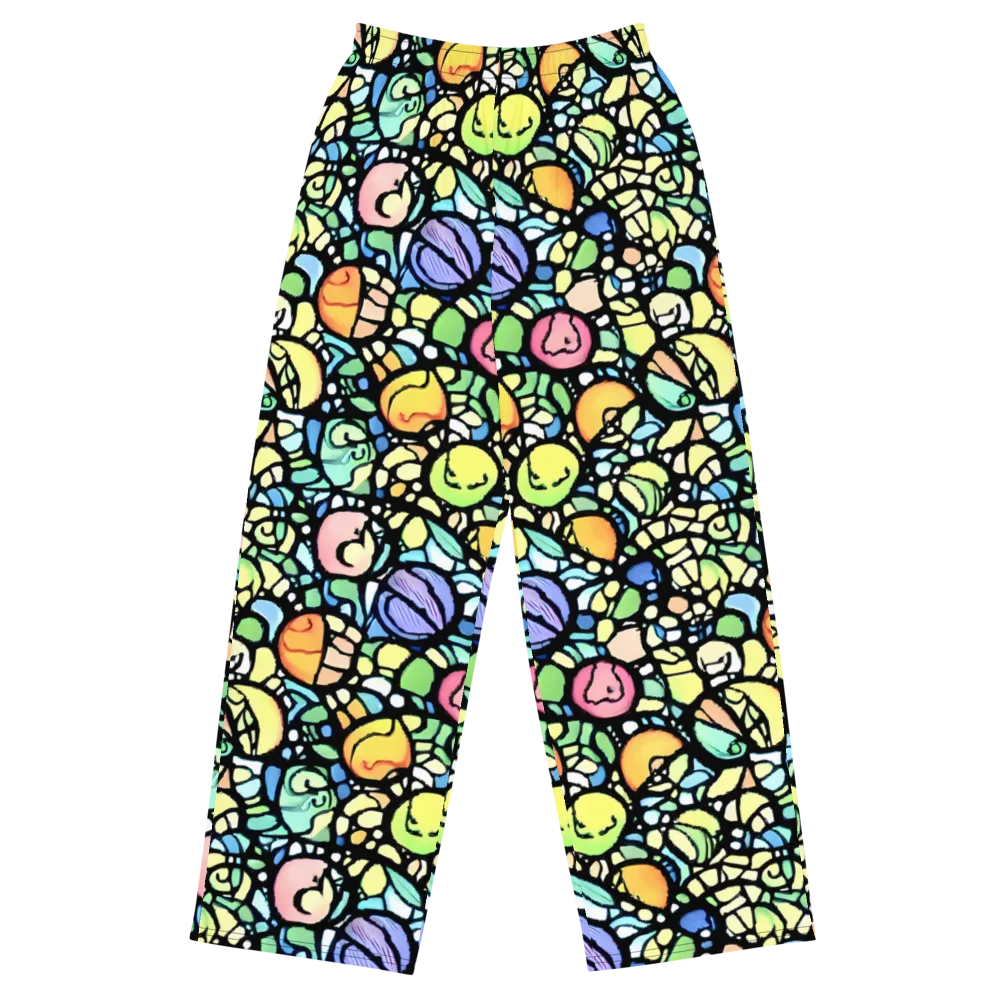 Juicy Geometry on Wide-Leg Pants — Front