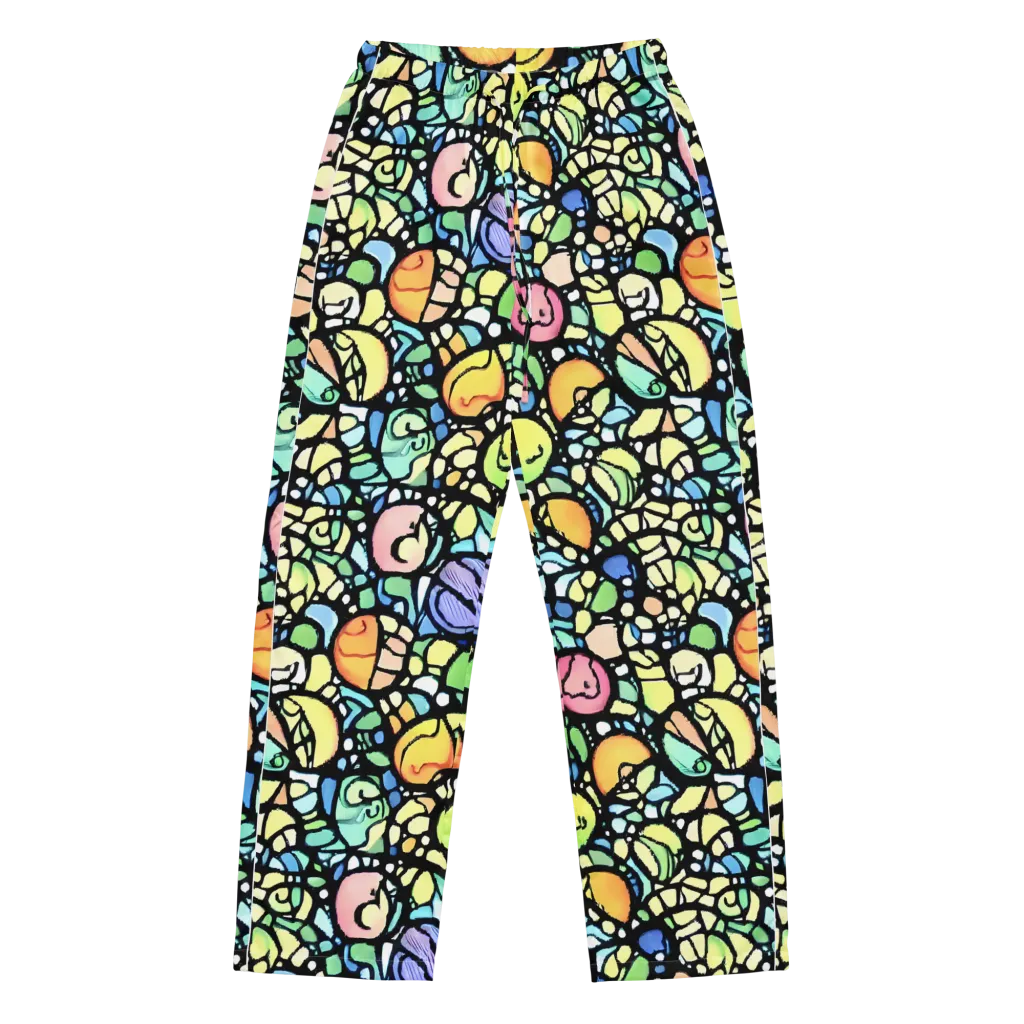 Juicy Geometry on Women's Pajama Pants — Front