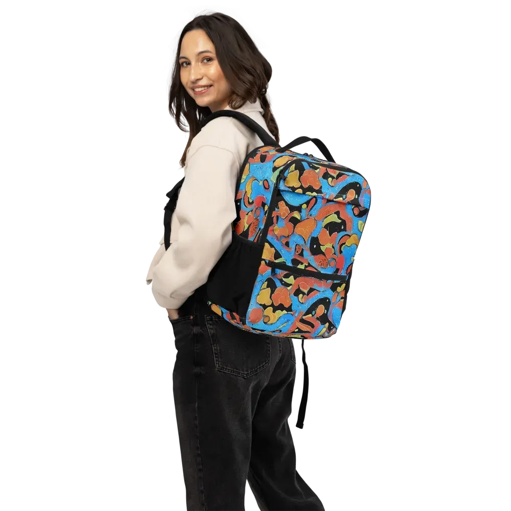 Ultramarine Uproar on Utility Backpack — Back