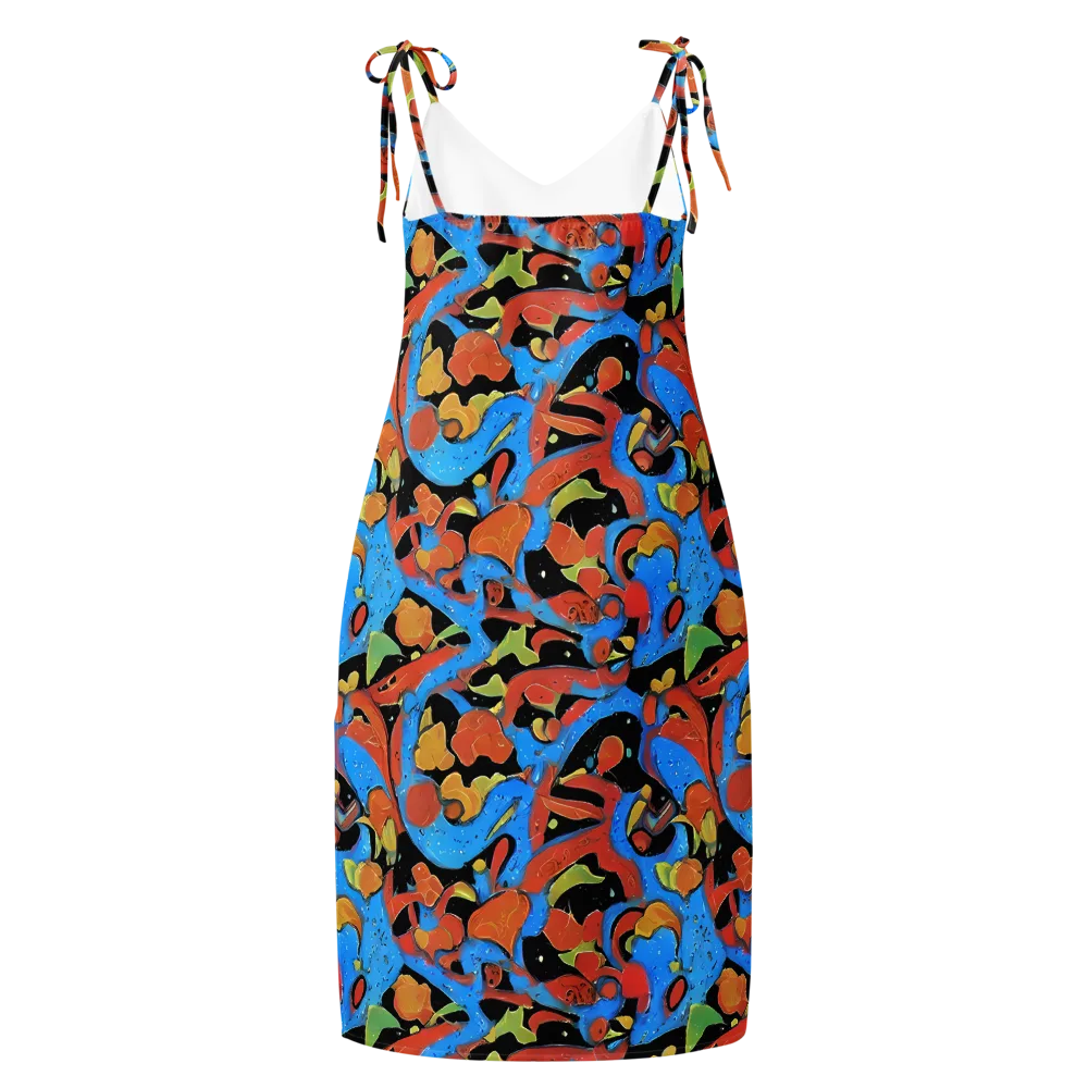 Ultramarine Uproar on Slip Dress — Back
