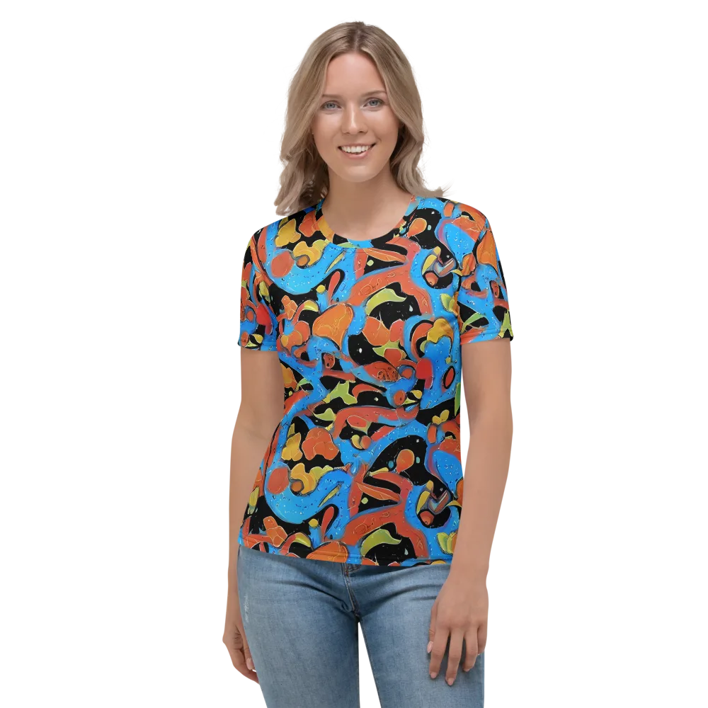 Ultramarine Uproar on Women's Crew Neck T-Shirt — Front