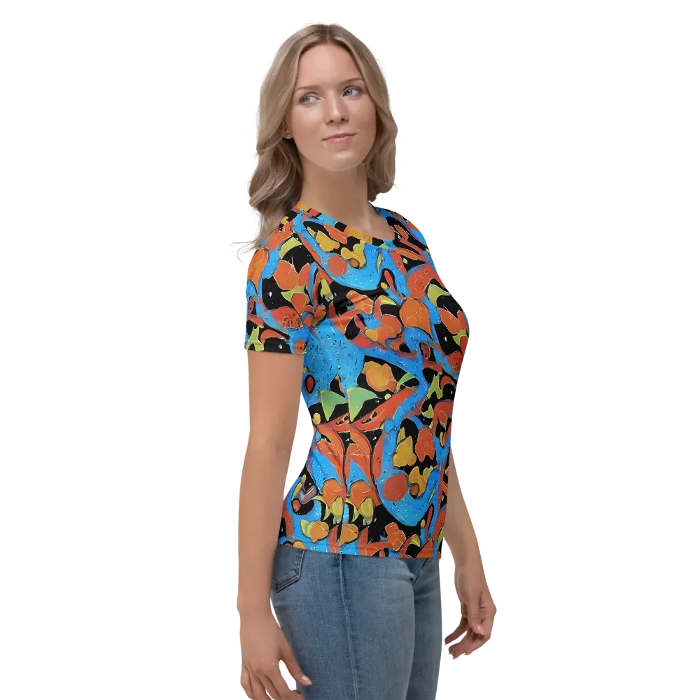 Ultramarine Uproar on Women's Crew Neck T-Shirt — Right
