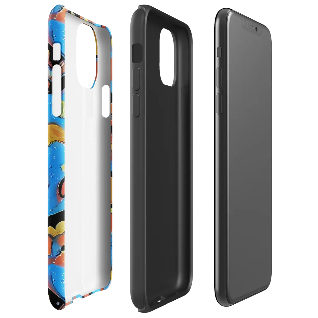 Ultramarine Uproar on Tough Case for iPhone® — Right