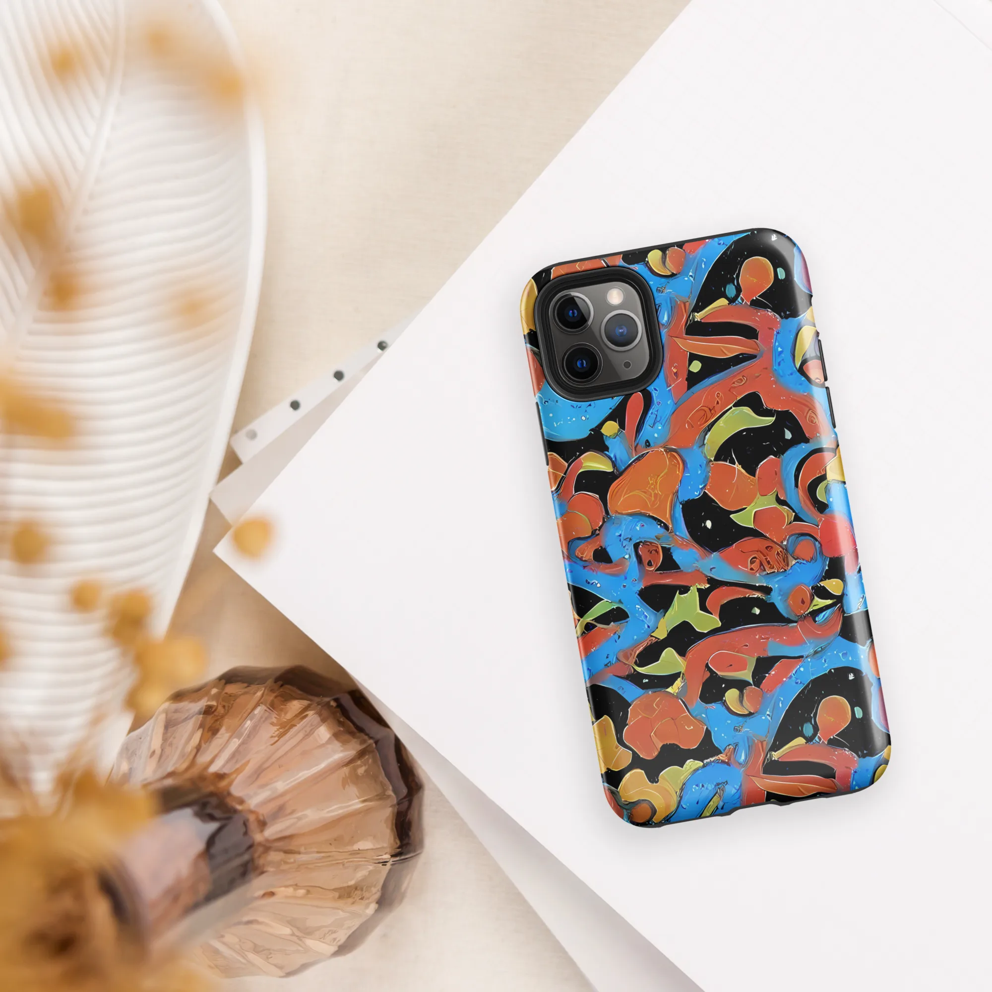 Ultramarine Uproar on Tough Case for iPhone® — Front