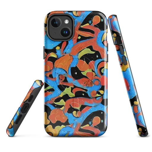 Ultramarine Uproar on a MagSafe Tough Case for iPhone®