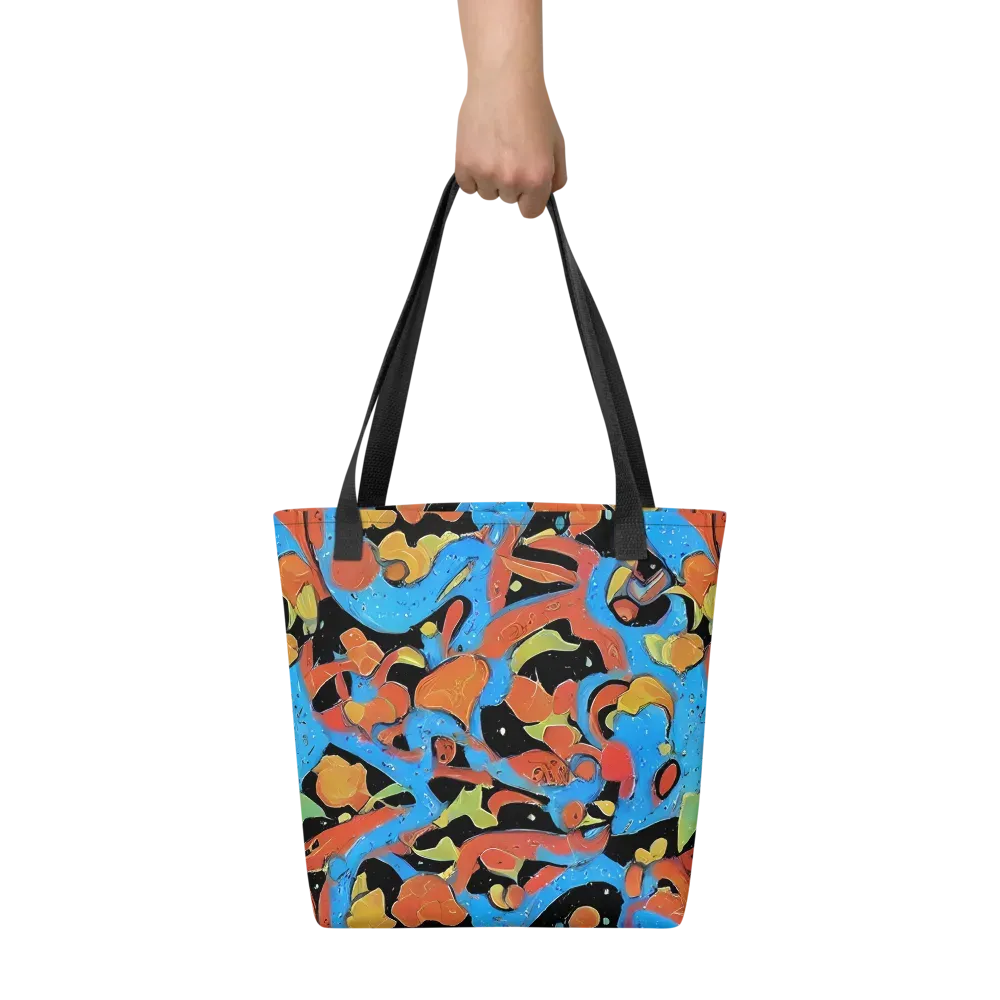 Ultramarine Uproar on Tote Bag — Front