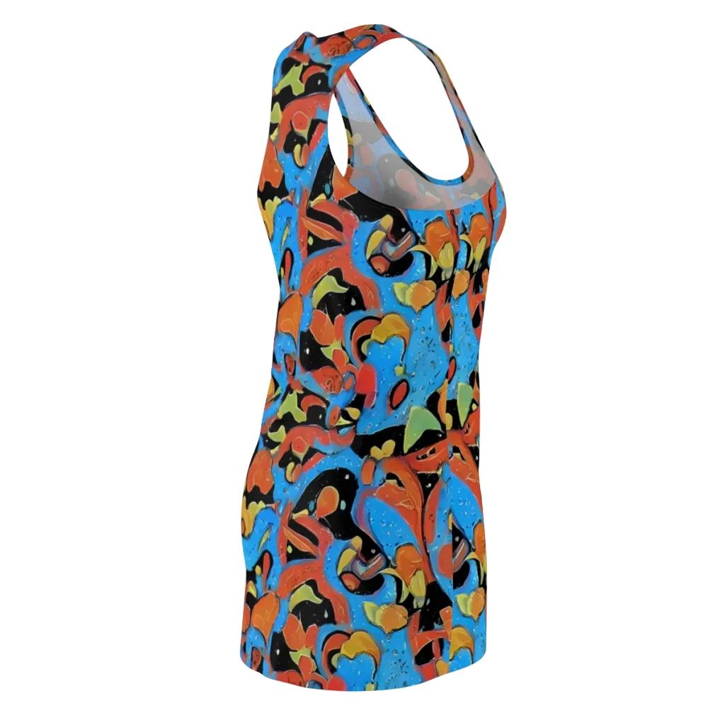 Ultramarine Uproar on Racerback Dress — Back Side