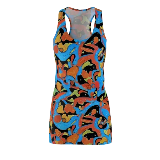 Ultramarine Uproar on a Racerback Dress